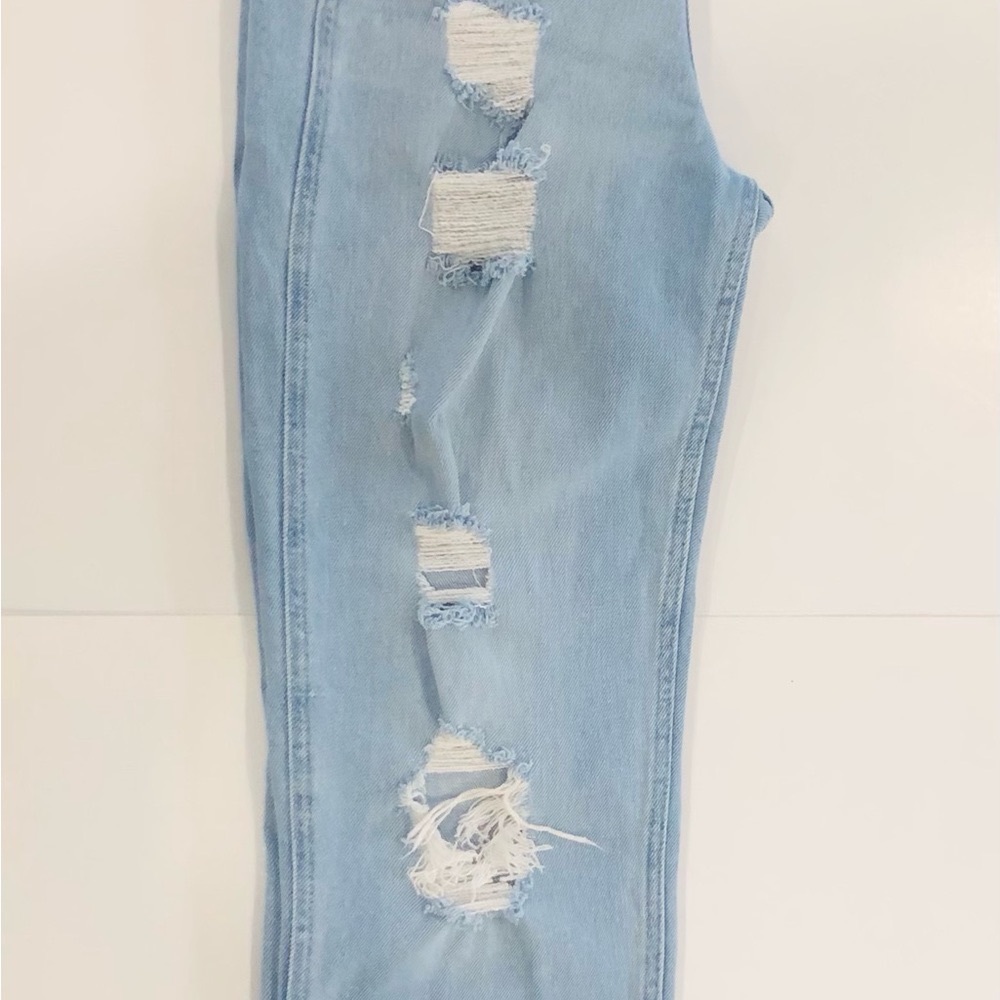 Hollister Women’s jean Pants High Waist With Aged Effect Size-W-25 L-27  Used